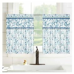 Шторы - кафе Сирень 13390, 100*60 см, 2 шт.