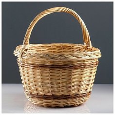 Корзина «Осень», 44×35×25/42 см, ручное плетение, ива 4443244 Сима ленд