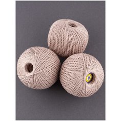 Пряжа "Фиалка" 75 гр, 225м (3 мотка), ПНК им. Кирова, №3302 бежевый