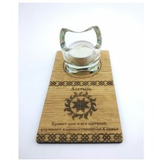 Подсвечник Алатырь со свечой Magic Kniga