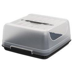 Контейнер для торта, черный, DRINA