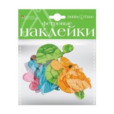 Наклейки декоративные из фетра, набор № 22 "Зверушки" Альт