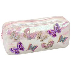CENTRUM Пенал-косметичка "Бабочки" 22.5х5х8 (89451), разноцветный