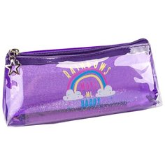 CENTRUM Пенал-косметичка "Радуга" 21х4.5х8.5 (89463), фиолетовый