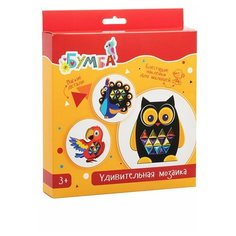 Бумба Удивительная мозаика с фольгированными наклейками Птички (vs-11)