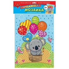Самокл. мерцающая мозаика из мягк. пласт. А3 "Коала" Апплика