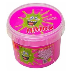 Лизун Плюх в контейнере фуксия