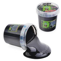 Лизун черный, контейнер, 140 гр. Плюх