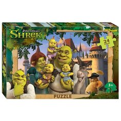 Мозаика "puzzle" maxi 24 "Shrek" (Dreamworks, Мульти)