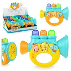 Музыкальная игрушка Oubaoloon Труба, в коробке (855-38A)