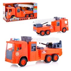 Машина инерционная Oubaoloon "Пожарная служба", в коробке (0510-1)