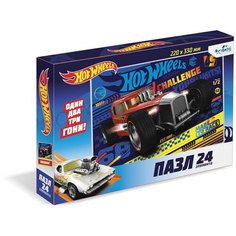 Origami. Пазл 24 Hot Wheels "Испытание скорости" арт.05898