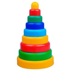 Пирамидка Новокузнецкий завод пластмасс 9 деталей