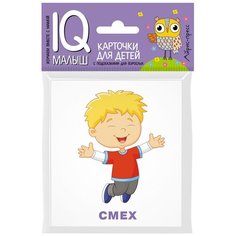 Набор карточек Айрис-Пресс Умный малыш. Эмоции 9x8 см 15 шт.