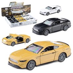 Машина Oubaoloon металлическая, инерционная, открываются двери, в коробке (K174A1)