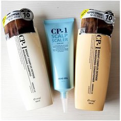 Набор для волос ESTHETIC HOUSE CP-1 BС Питательный 500 (шампунь 500 мл+кондиционер 500 мл+ средство для очищения кожи головы 250 мл)