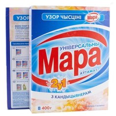 Порошок автомат 2 в 1 с кондиционером 400г., 2шт, Мара Mara