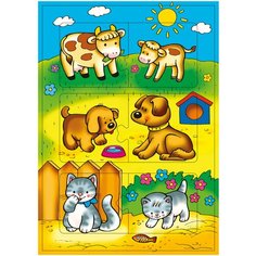 Рамка-вкладыш Дрофа-Медиа А у нас во дворе (1180), 6 дет.