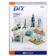 Пазл 3D Oubaoloon "Мини Архитектура", в коробке (312255)