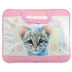 Папка-сумка с ручкой "Оцелот" формат А4, текстильная Centrum