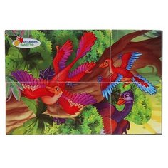 Набор из 6-и кубиков "Динозавры" пленка Играем вместе