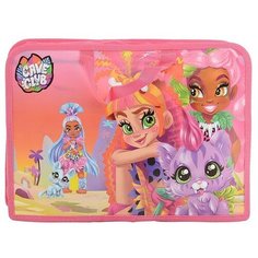 Папка с ручками "Cave club", формат А4, для тетрадей, пластиковая, на молнии, края отстрочены Centrum