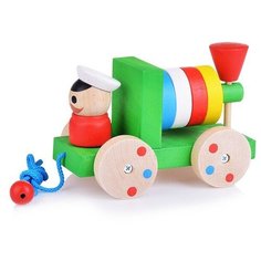 Каталка Паровоз (деревянная) КЛИМО