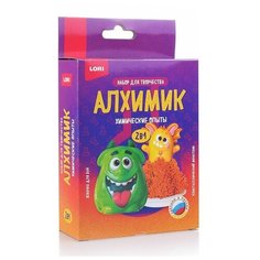Химические опыты 2 в 1 "Жвачка для рук и Кристаллический монстрик" Lori