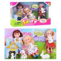 Набор кукол с аксессуарами, в коробке Defa