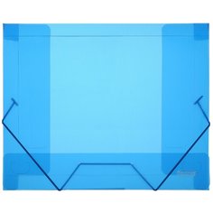 Папка-конверт на резинке "Centrum", цвет: синий. Формат А4