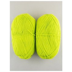 Пряжа "Детская объёмная" 100г., 400м (2 мотка)., ПЕХОРКА, 382-Яр.саванна