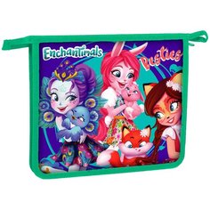 CENTRUM Папка для тетрадей Enchantimals А5, на молнии (88753) синий