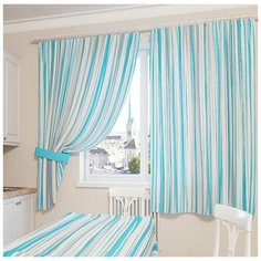 Фотошторы Сирень "Морские полосы" 145*160см, 2 шт