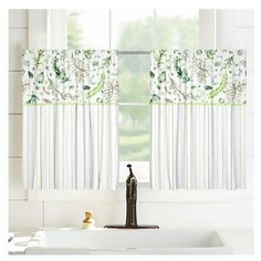 Шторы - кафе Сирень 13239, 100*60 см, 2 шт.