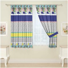 Фотошторы Сирень для кухни, 145*160 см, 2 шт.