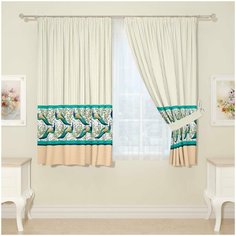 Фотошторы Сирень для кухни, 145*160 см, 2 шт.