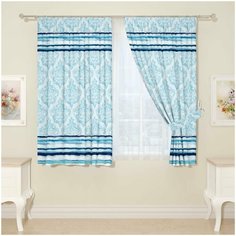 Фотошторы Сирень для кухни, 145*160 см, 2 шт.