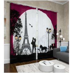 Фотошторы "Парижская романтика" Сирень