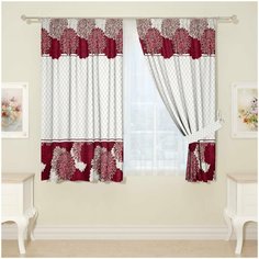 Фотошторы Сирень для кухни, 145*160 см, 2 шт.