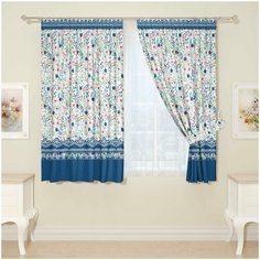 Фотошторы Сирень для кухни, 145*160 см, 2 шт.