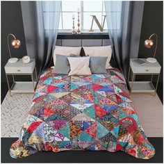 Покрывало стеганое с принтом 13632, 200*220 см. Стильный Дом