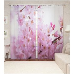 Фотошторы Сирень "Вишневые бутоны"