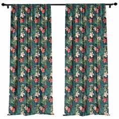 Фотошторы Сирень "Мильтония", 145*260 см, 2 шт.