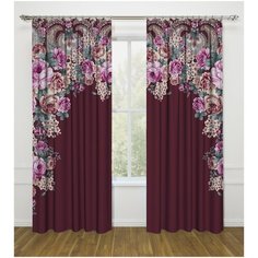 Фотошторы Сирень "Дивный сад", 145*260 см 2шт.