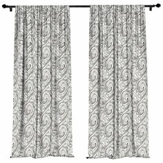 Фотошторы "Сепия №2", 145*260 см, 2 шт. Сирень