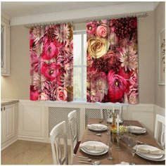 Фотошторы Сирень "Нежное очарование", 145*160 см, 2 шт.