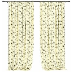 Фотошторы Сирень "Морес", 145*260 см, 2 шт.