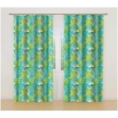 Фотошторы Сирень "Папоротник №2", 145*260 см, 2 шт.