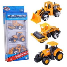 Набор техники "Мини Авто" строительная, в коробке Play Smart