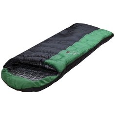 Спальный мешок Indiana Maxfort Extreme зеленый/черный с левой стороны